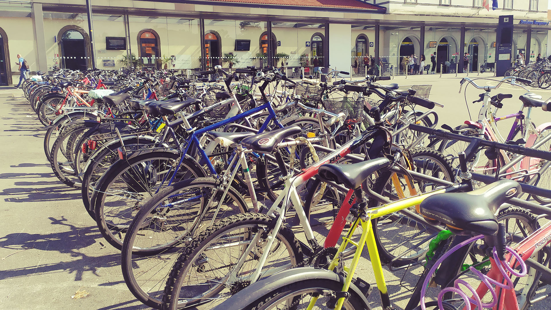 utilizzo biciclette a Bergamo