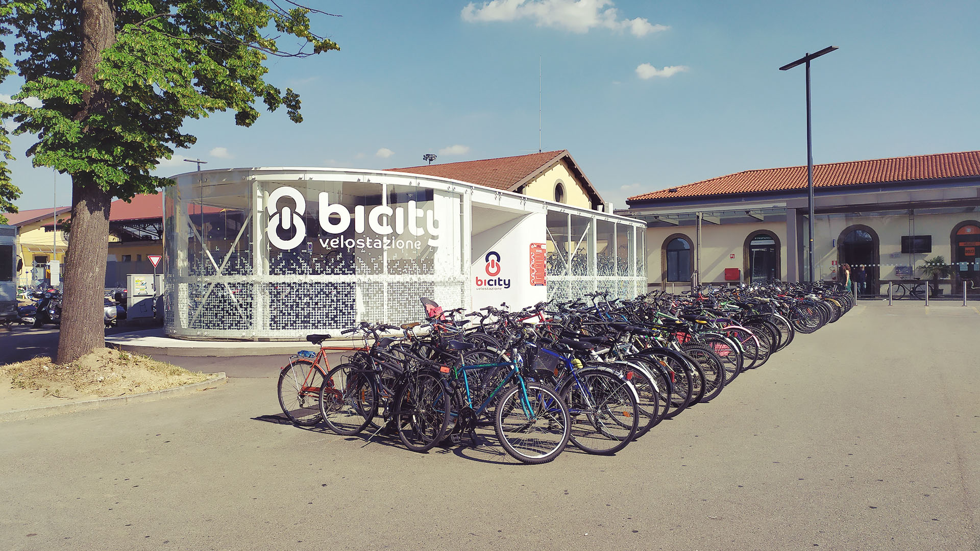 stazione per biciclette